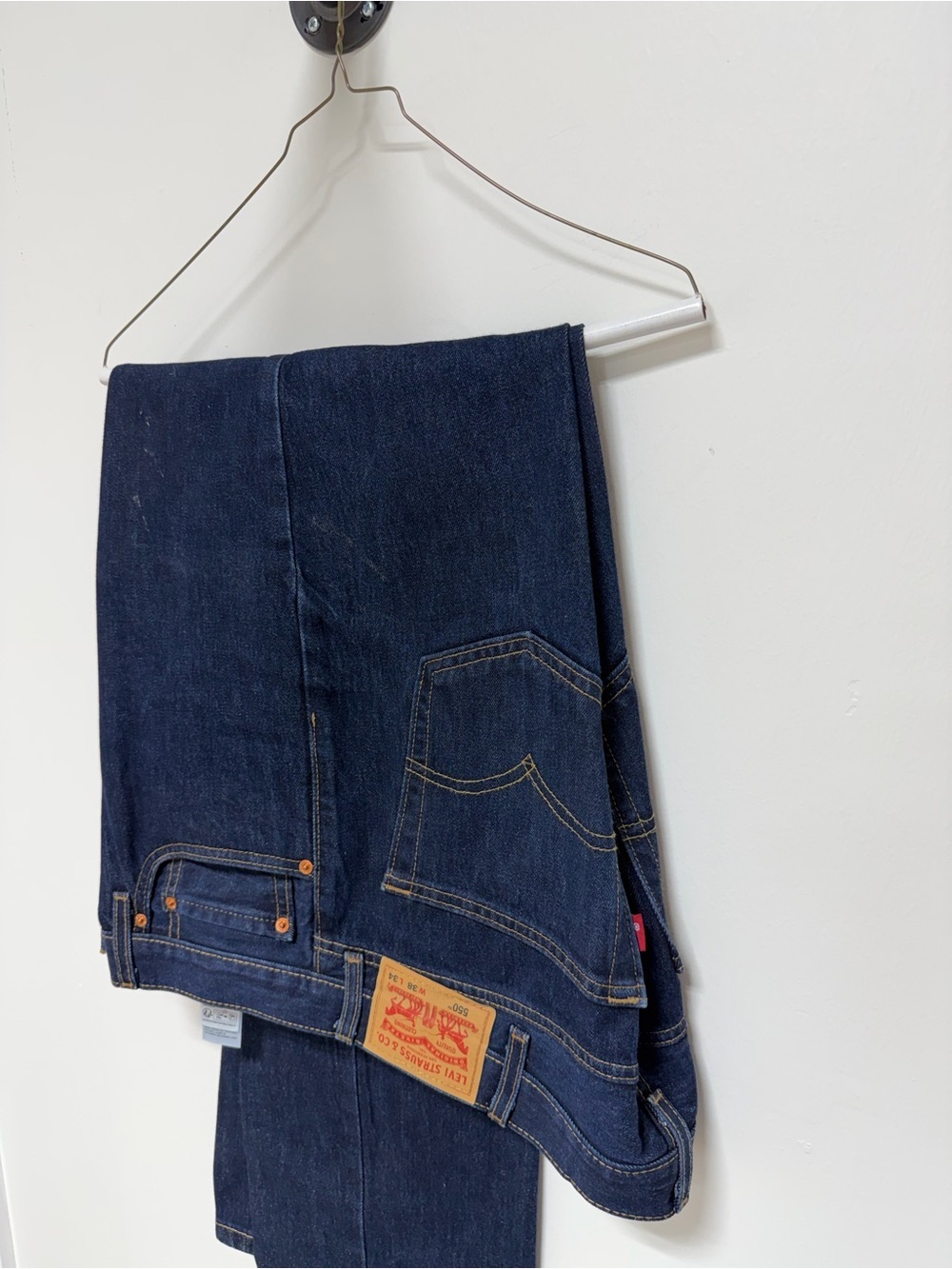 Levi's Navy Blue Men's Straight-Leg Jeans